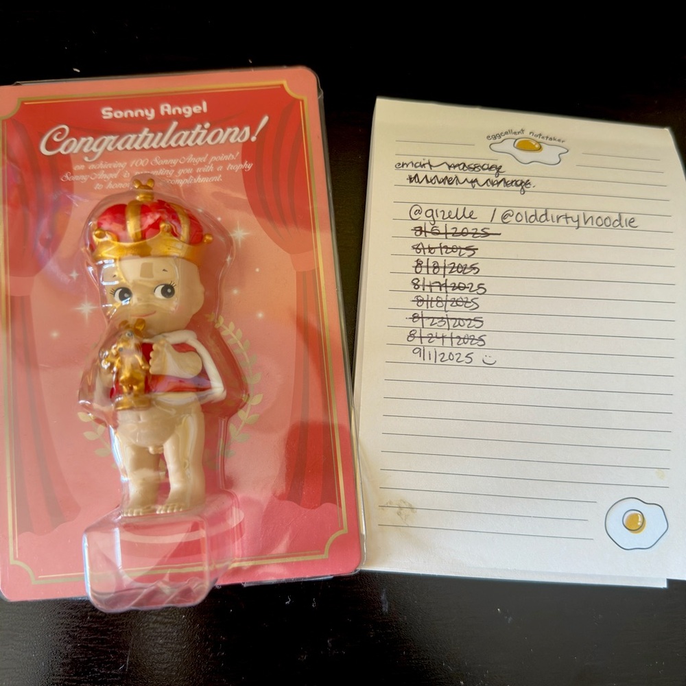 Red crown Sonny Angel collectible